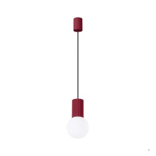 Sollux Lighting Lampa wisząca HALO 1 burgund