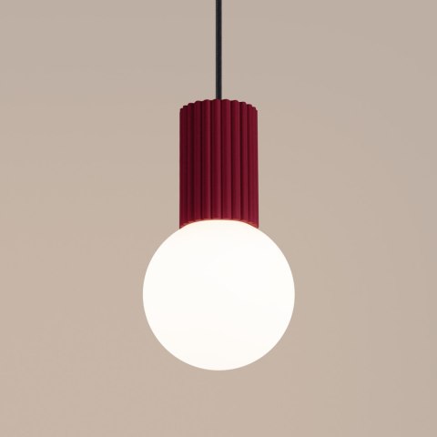 Sollux Lighting Lampa wisząca HALO 1 burgund