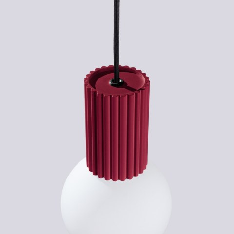 Sollux Lighting Lampa wisząca HALO 1 burgund