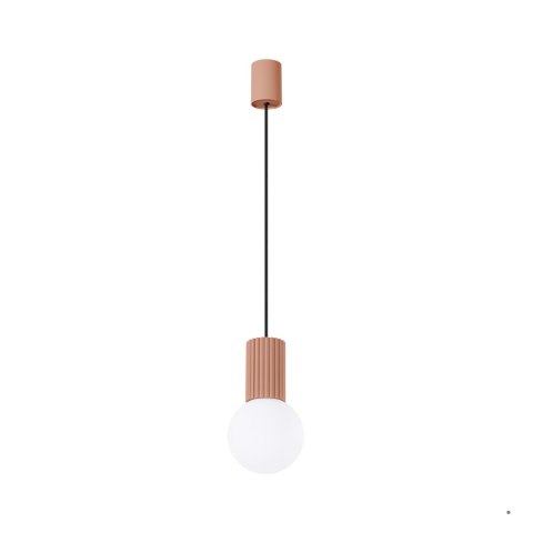 Sollux Lighting Lampa wisząca HALO 1 mocca