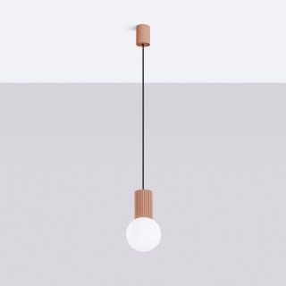 Sollux Lighting Lampa wisząca HALO 1 mocca