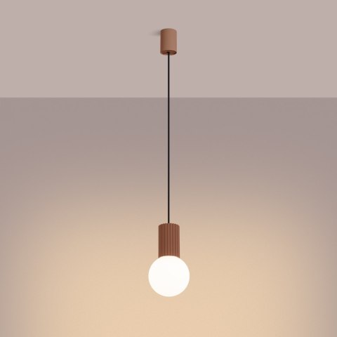 Sollux Lighting Lampa wisząca HALO 1 mocca