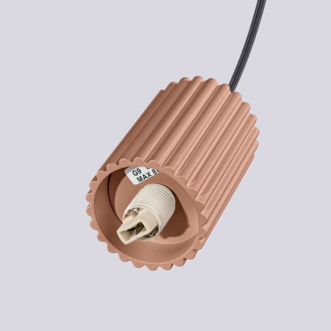 Sollux Lighting Lampa wisząca HALO 1 mocca