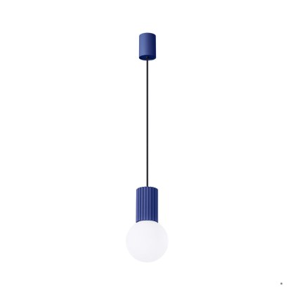 Sollux Lighting Lampa wisząca HALO 1 ultramaryna