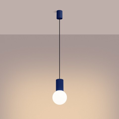 Sollux Lighting Lampa wisząca HALO 1 ultramaryna