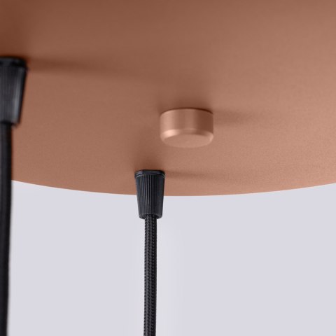 Sollux Lighting Lampa wisząca HALO 3P mocca