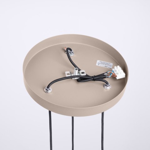 Sollux Lighting Lampa wisząca HALO 3P taupe
