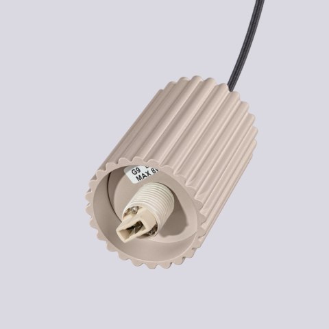Sollux Lighting Lampa wisząca HALO 3P taupe