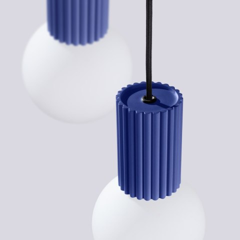 Sollux Lighting Lampa wisząca HALO 3P ultramaryna