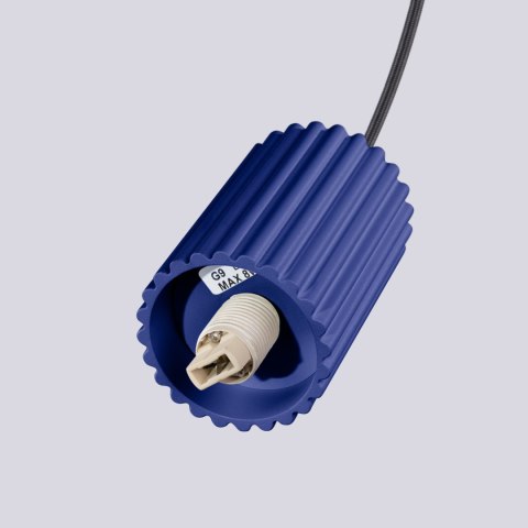 Sollux Lighting Lampa wisząca HALO 3P ultramaryna