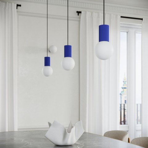 Sollux Lighting Lampa wisząca HALO 3P ultramaryna