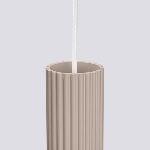 Sollux Lighting Lampa wisząca KARBON 1 taupe
