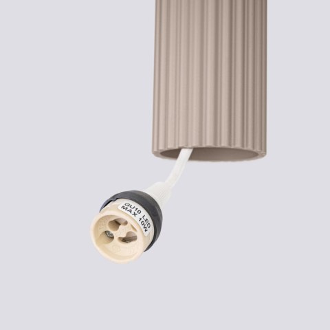 Sollux Lighting Lampa wisząca KARBON 2 taupe