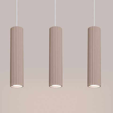 Sollux Lighting Lampa wisząca KARBON 3L taupe
