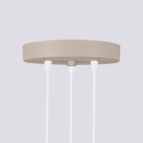Sollux Lighting Lampa wisząca KARBON 3P taupe
