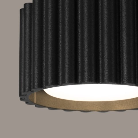 Sollux Lighting Plafon AURA 1 czarny Gx53