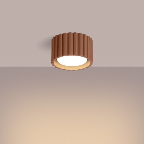 Sollux Lighting Plafon AURA 1 mocca Gx53