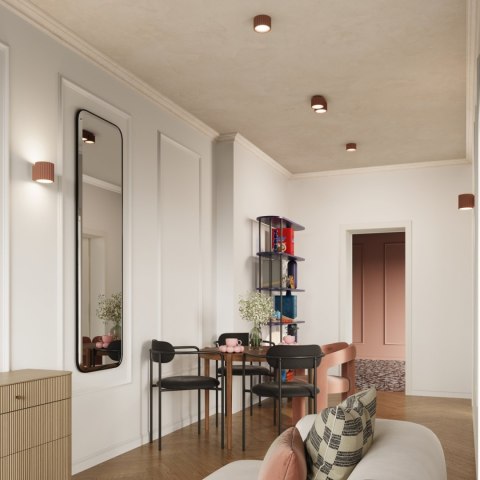 Sollux Lighting Plafon AURA 1 mocca Gx53