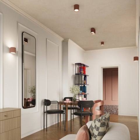 Sollux Lighting Plafon AURA 1 mocca GU10
