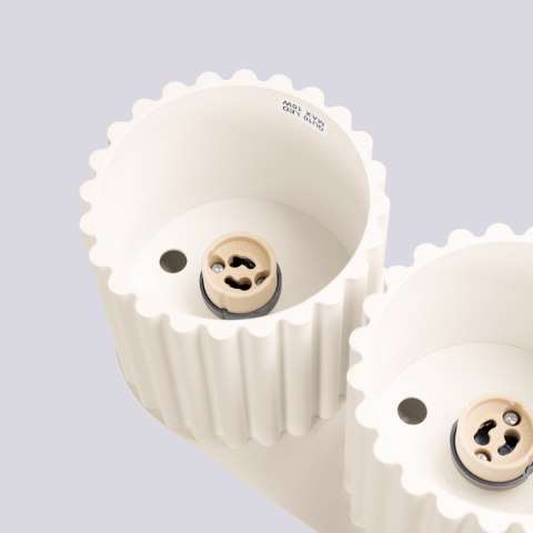 Sollux Lighting Plafon AURA 2 beżowy GU10