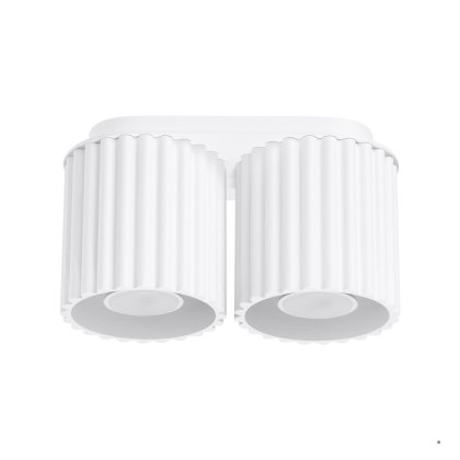 Sollux Lighting Plafon AURA 2 biały GU10
