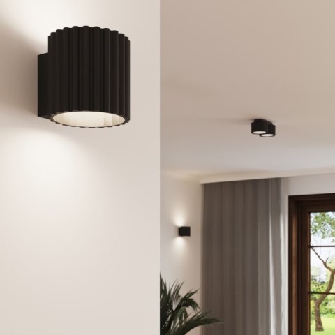 Sollux Lighting Plafon AURA 2 czarny Gx53