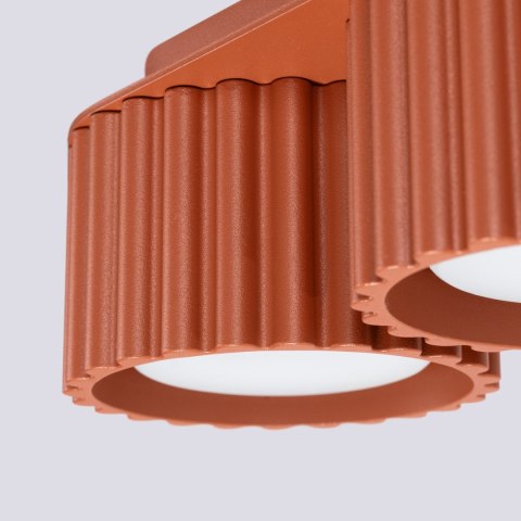 Sollux Lighting Plafon AURA 2 ochra czerwona Gx53