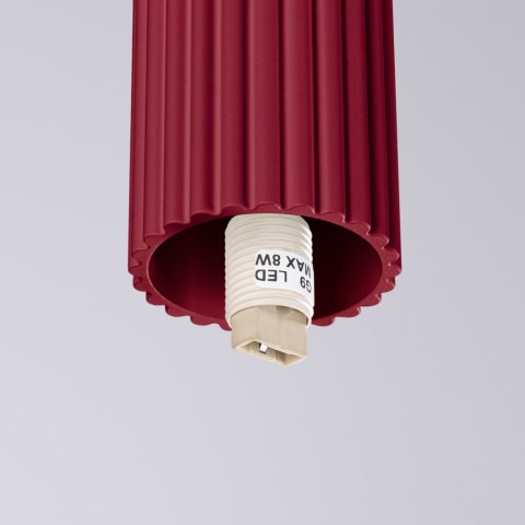 Sollux Lighting Plafon HALO burgund IP44