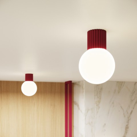 Sollux Lighting Plafon HALO burgund IP44