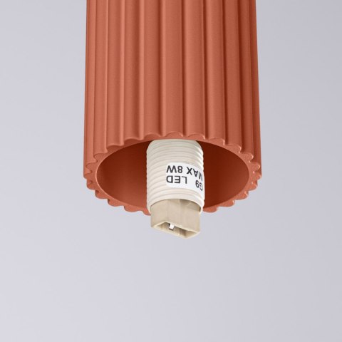 Sollux Lighting Plafon HALO ochra czerwona IP44