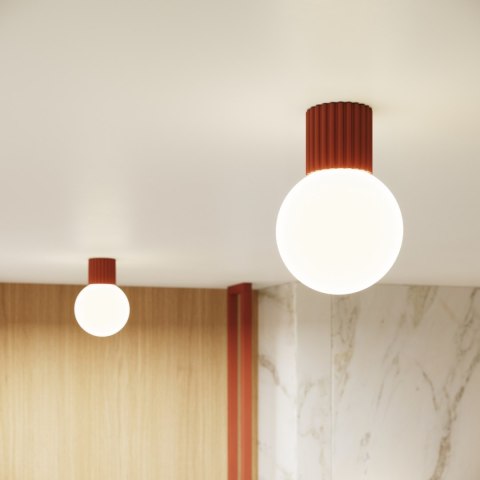 Sollux Lighting Plafon HALO ochra czerwona IP44
