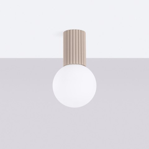 Sollux Lighting Plafon HALO taupe IP44
