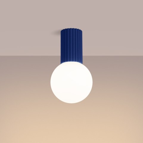 Sollux Lighting Plafon HALO ultramaryna IP44