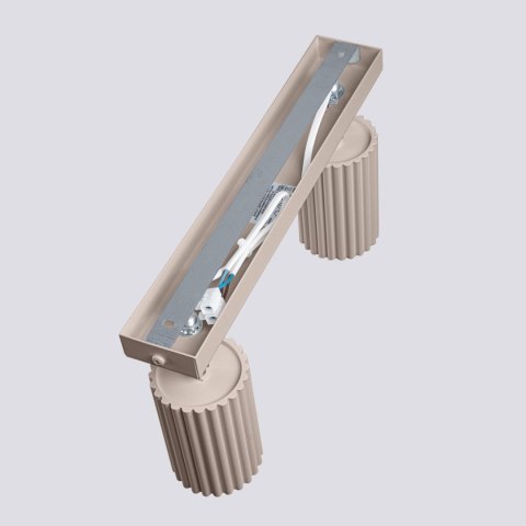 Sollux Lighting Plafon KARBON 2 taupe