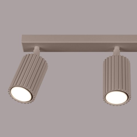 Sollux Lighting Plafon KARBON 3L taupe