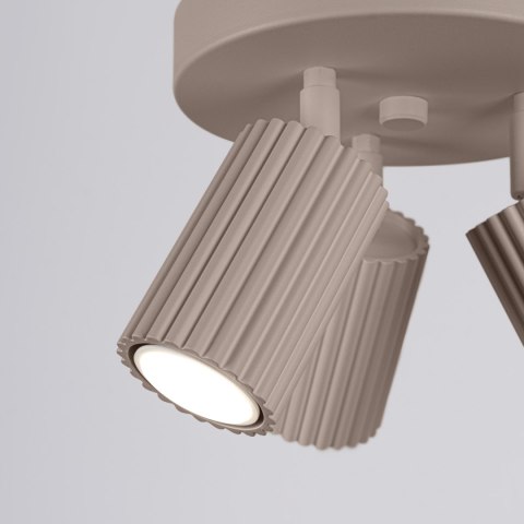 Sollux Lighting Plafon KARBON 3P taupe