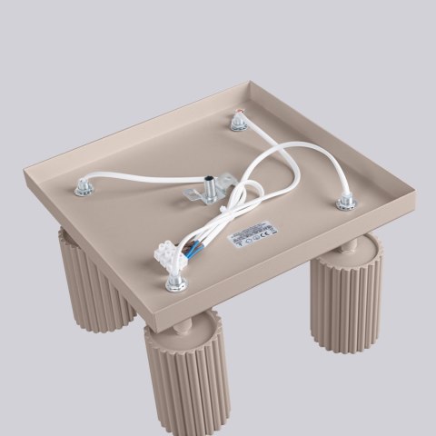 Sollux Lighting Plafon KARBON 4 taupe