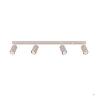 Sollux Lighting Plafon KARBON 4L taupe