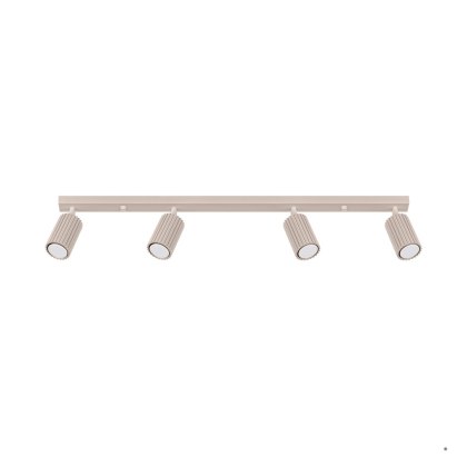 Sollux Lighting Plafon KARBON 4L taupe