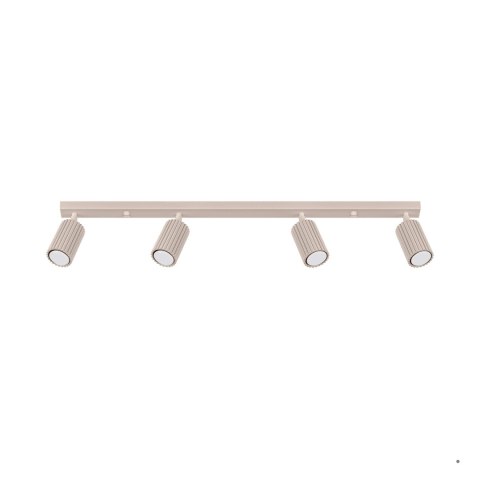 Sollux Lighting Plafon KARBON 4L taupe