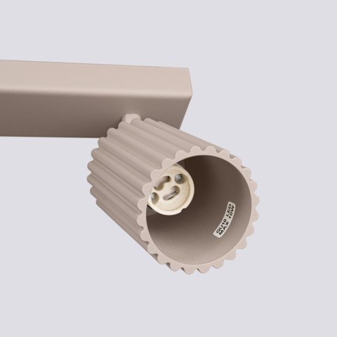 Sollux Lighting Plafon KARBON 4L taupe