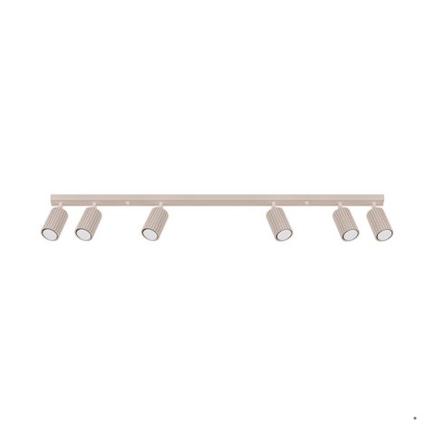 Sollux Lighting Plafon KARBON 6L taupe