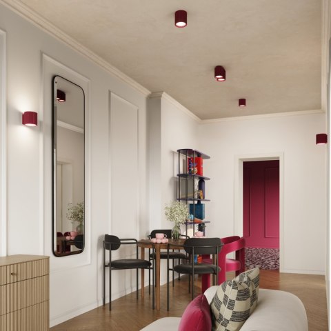 Sollux Lighting Kinkiet AURA burgund G9