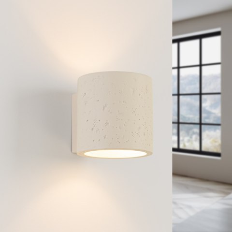 Sollux Lighting Kinkiet ORBIS beton beżowy