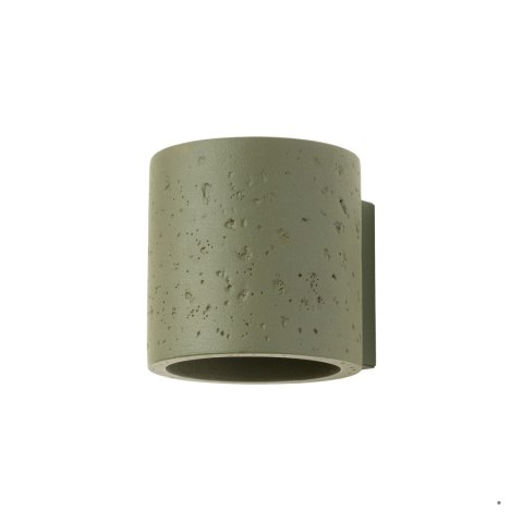Sollux Lighting Kinkiet ORBIS beton zielona oliwka