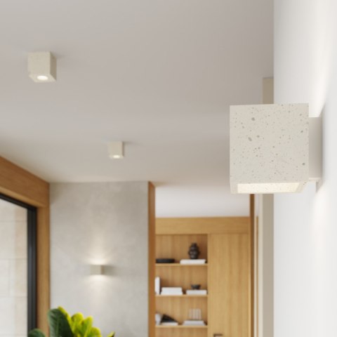 Sollux Lighting Kinkiet QUAD beton beżowy