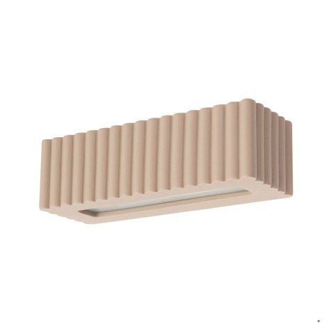 Sollux Lighting Kinkiet ceramiczny RIGATA taupe