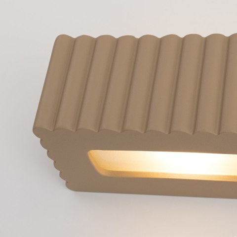 Sollux Lighting Kinkiet ceramiczny RIGATA taupe