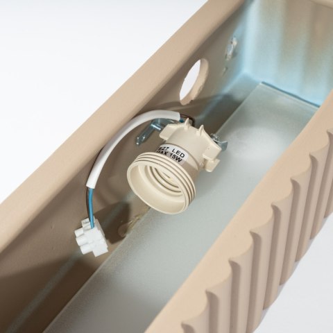Sollux Lighting Kinkiet ceramiczny RIGATA taupe