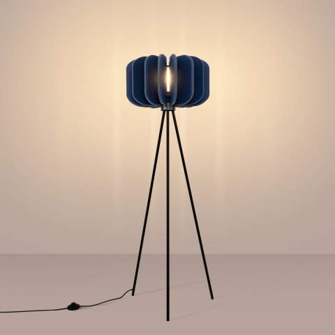 Sollux Lighting Lampa podłogowa MULA 45 granatowa
